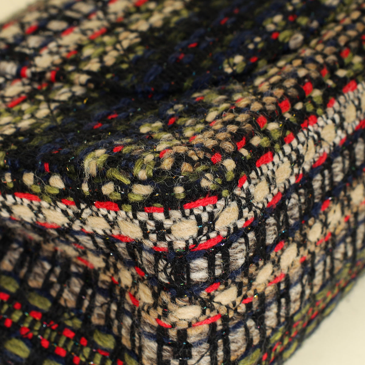 Chanel Multicolor 2.255 Reissue Tweed Double Flap 226 Bag