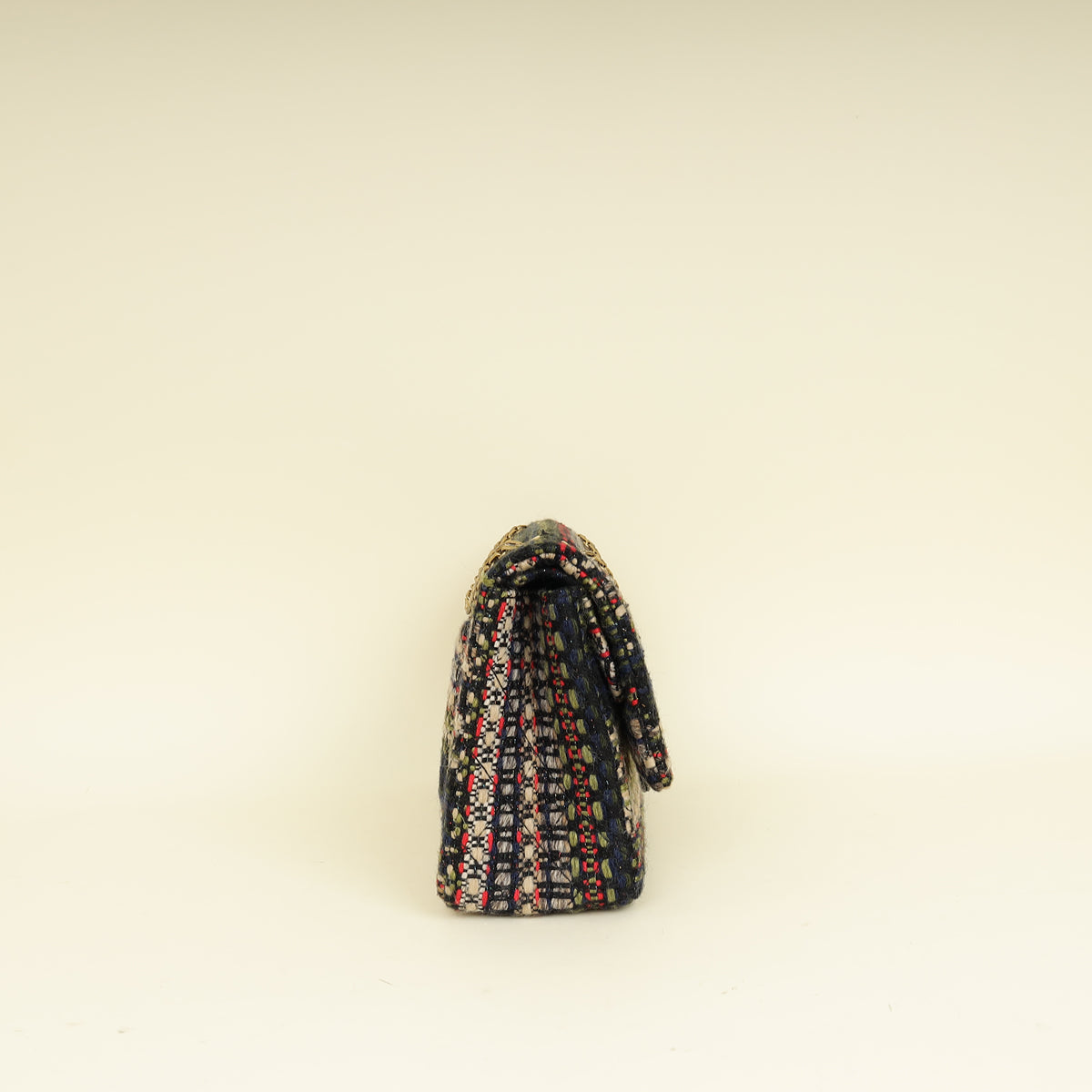 Chanel Multicolor 2.255 Reissue Tweed Double Flap 226 Bag