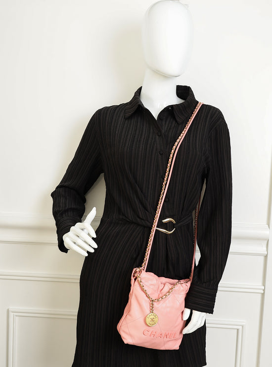 Chanel Light Pink 22 Mini Bag