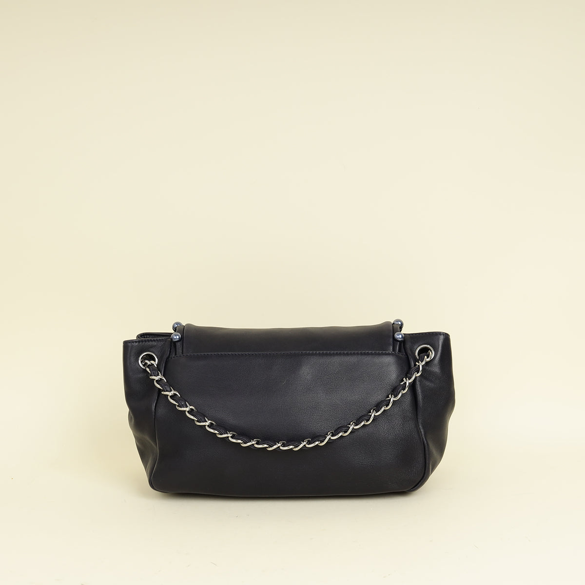Chanel Dark Blue CC Obsession Pearl Flap Bag