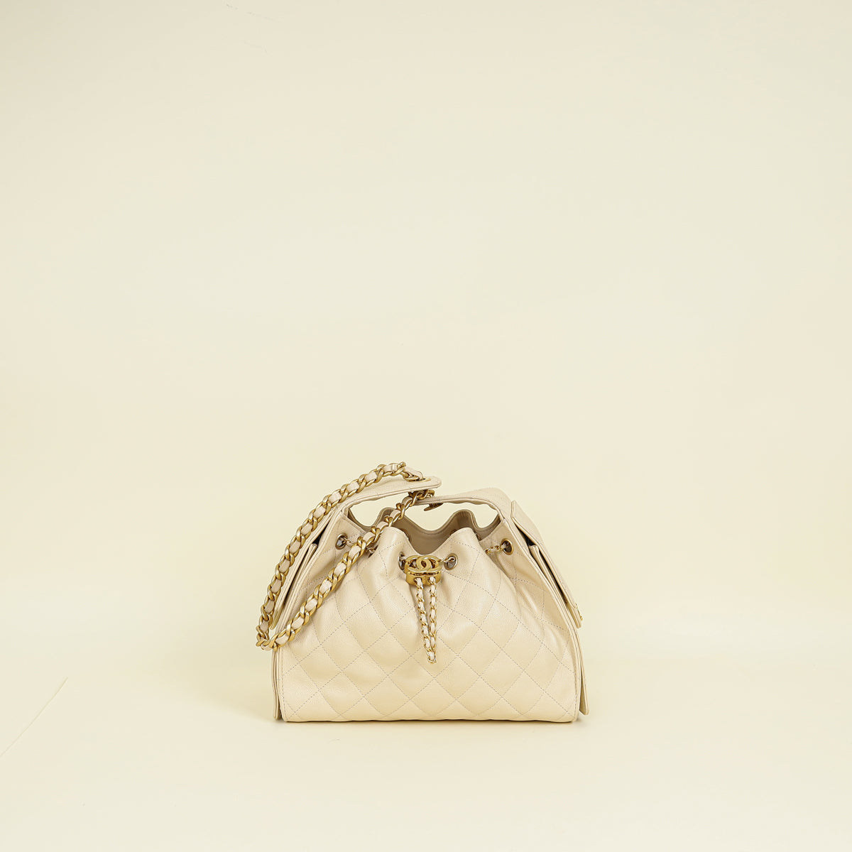 Chanel Light Beige 25 Small Handbag
