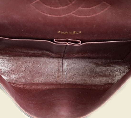 Chanel Black CC Classic Double Flap Maxi Bag