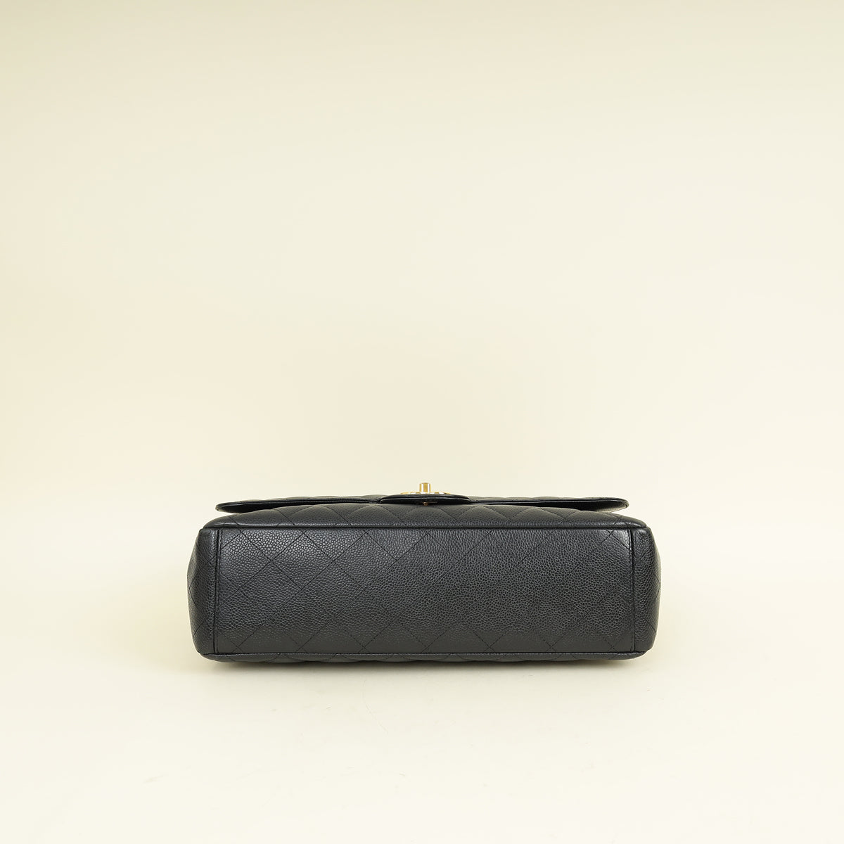 Chanel Black CC Classic Double Flap Maxi Bag