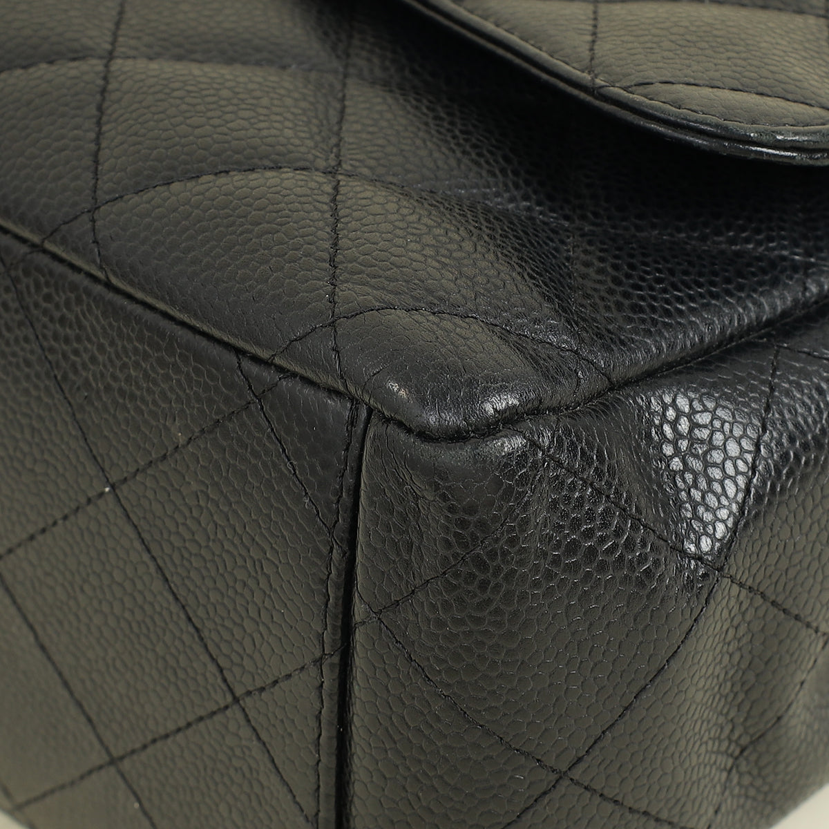 Chanel Black CC Classic Double Flap Maxi Bag