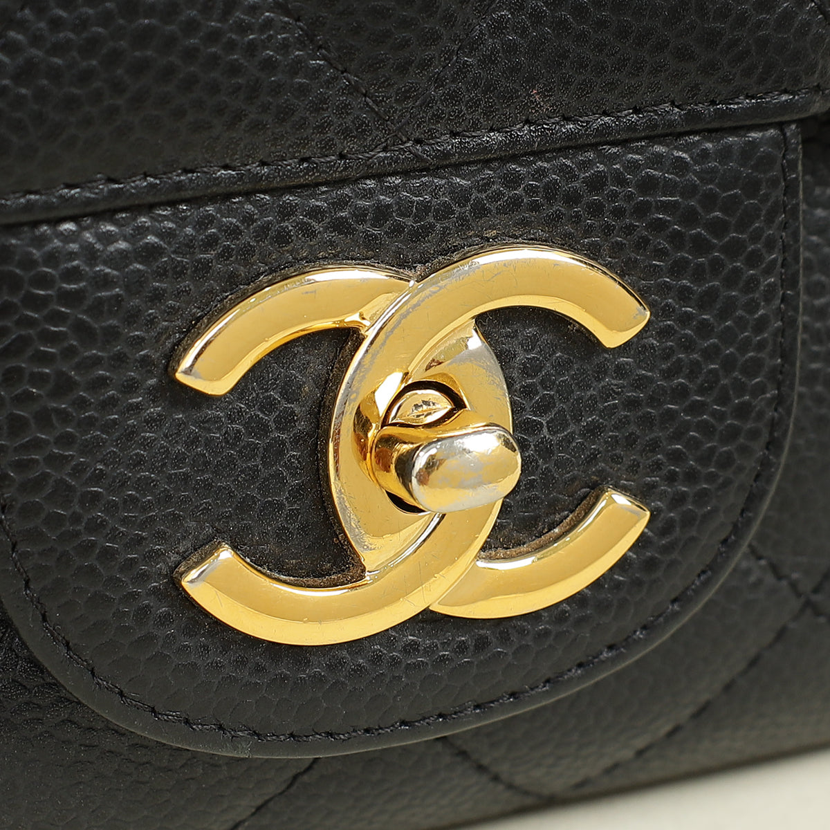 Chanel Black CC Classic Double Flap Maxi Bag