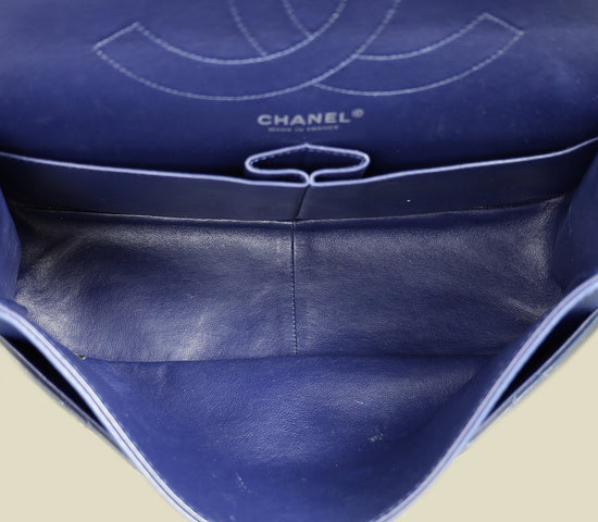 Chanel Navy Blue 2.55 Reissue Double Flap 227 Bag