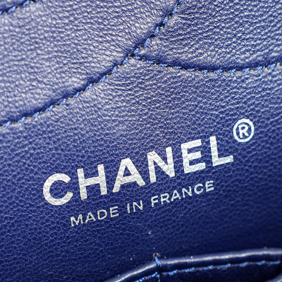 Chanel Navy Blue 2.55 Reissue Double Flap 227 Bag