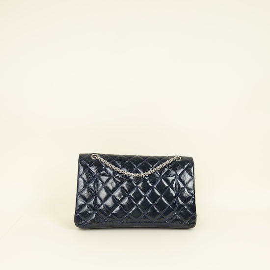 Chanel Navy Blue 2.55 Reissue Double Flap 227 Bag