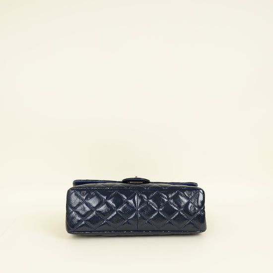 Chanel Navy Blue 2.55 Reissue Double Flap 227 Bag