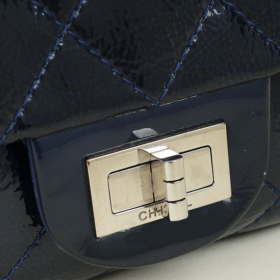Chanel Navy Blue 2.55 Reissue Double Flap 227 Bag