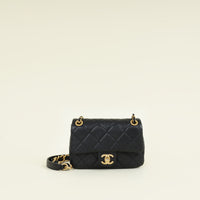 Chanel Black CC Mini Chain Flap Bag