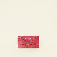 Chanel Raspberry Classic Medium Double Flap Bag