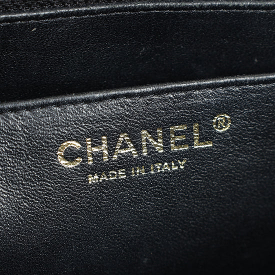 Chanel Black CC Classic Single Flap Maxi Bag