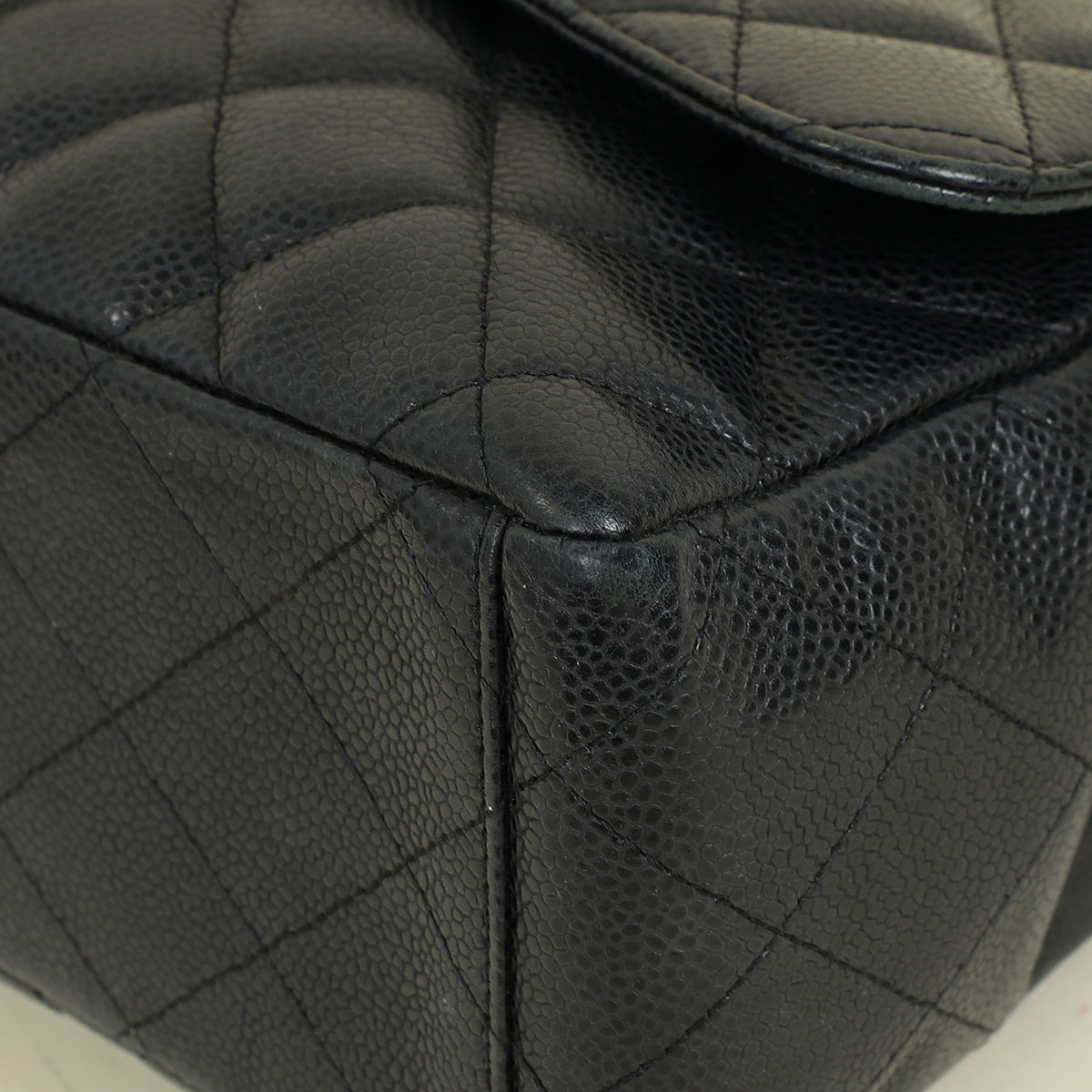 Chanel Black CC Classic Single Flap Maxi Bag