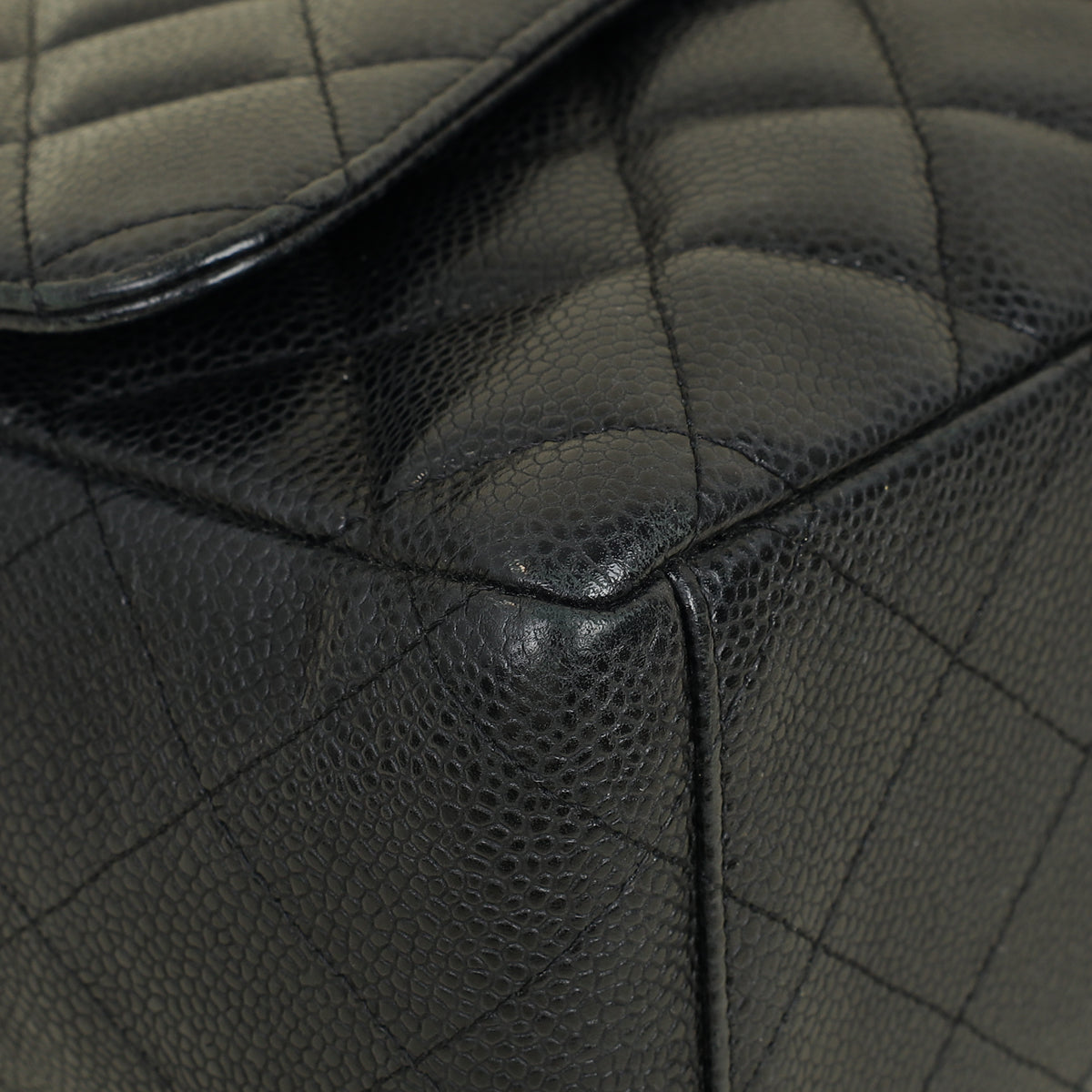 Chanel Black CC Classic Single Flap Maxi Bag