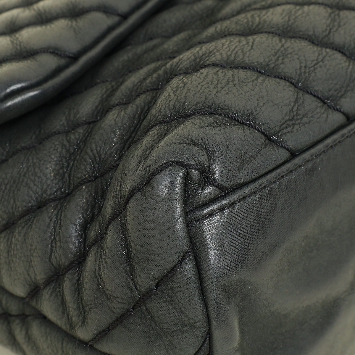 Chanel Black CC Surpique Jumbo Flap Bag