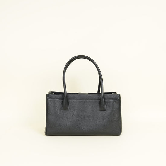 Chanel Black CC Executive Cerf Tote Small Bag