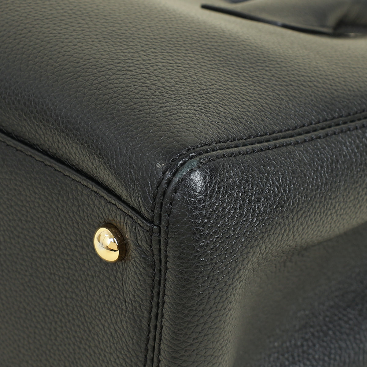 Chanel Black CC Executive Cerf Tote Small Bag