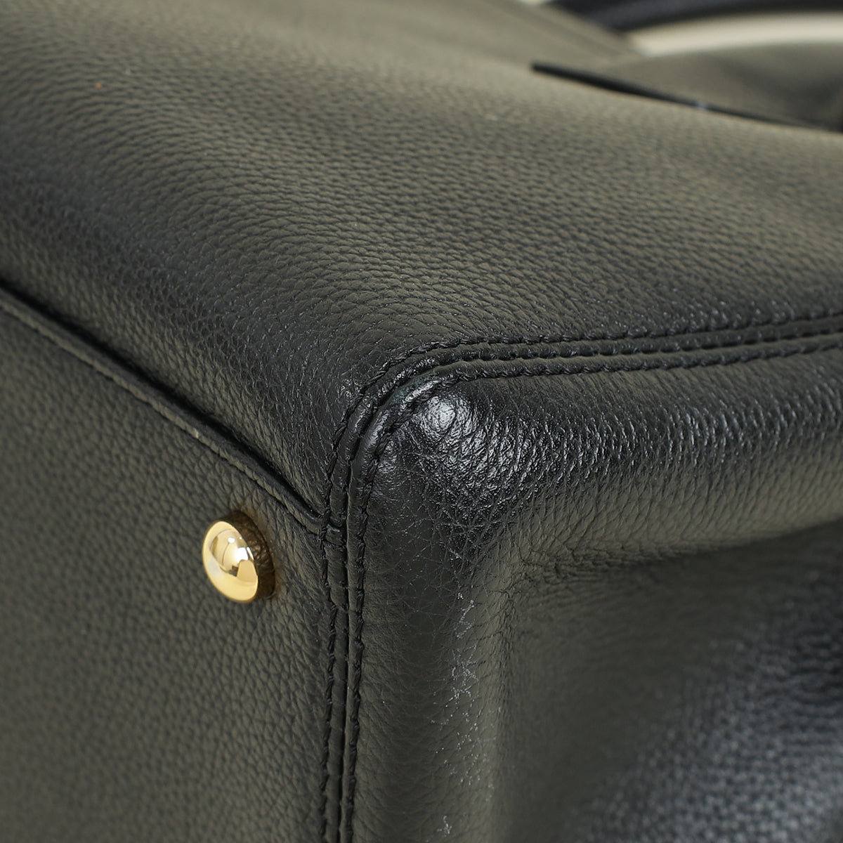 Chanel Black CC Executive Cerf Tote Small Bag