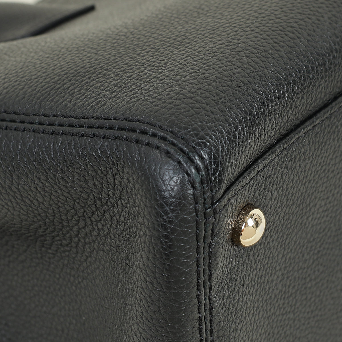 Chanel Black CC Executive Cerf Tote Small Bag