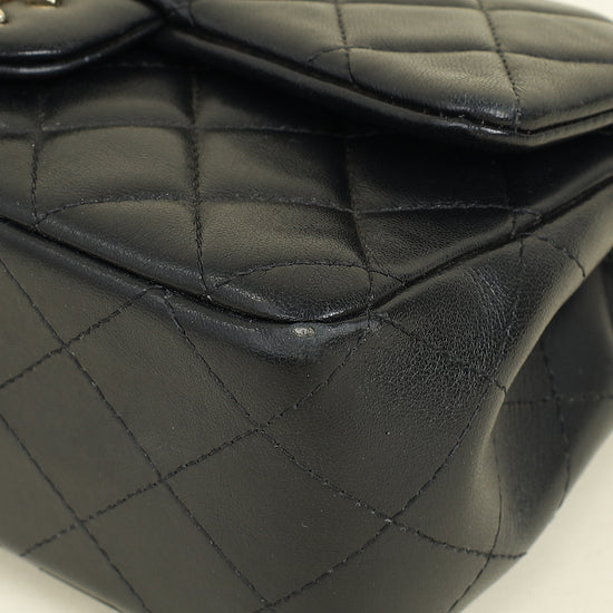 Chanel Black CC Mini Rectangular Classic Flap Bag