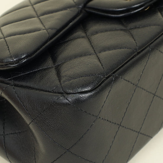 Chanel Black CC Mini Rectangular Classic Flap Bag