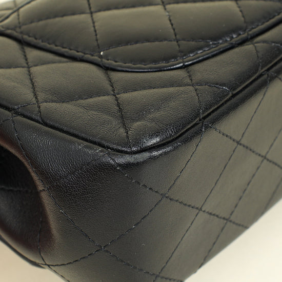 Chanel Black CC Mini Rectangular Classic Flap Bag