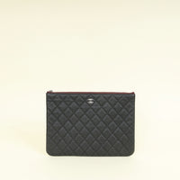 Chanel Black Classic Zipped Pouch