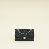 Chanel Black CC Classic 11.12 Double Flap Medium Bag