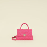 Chanel Fuchsia CC Coco Handle Bag