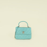 Chanel Light Teal Trendy Flap Bag