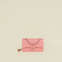 Chanel Pink Classic Double Flap Medium Bag