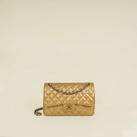 Chanel Camel Classic Double Flap Jumbo Bag