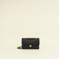 Chanel Black CC Classic Double Flap Small Bag