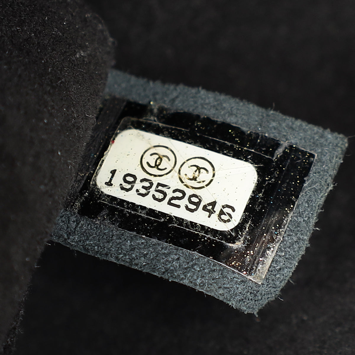 Chanel Black Le Boy Iridescent Sequins Medium Flap Bag