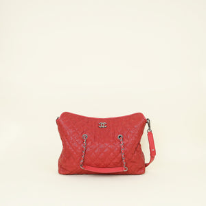 Chanel Red French Riviera Tote Bag