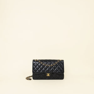 Chanel Black CC Classic Double Flap Jumbo Bag