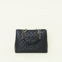 Chanel Black CC GST Medium Tote Bag