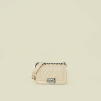 Chanel Beige Le Boy Small Flap Bag