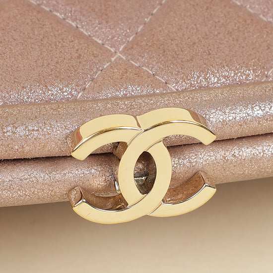 Chanel Metallic Pink CC Timeless Clutch-Chanel-THE CLOSET
