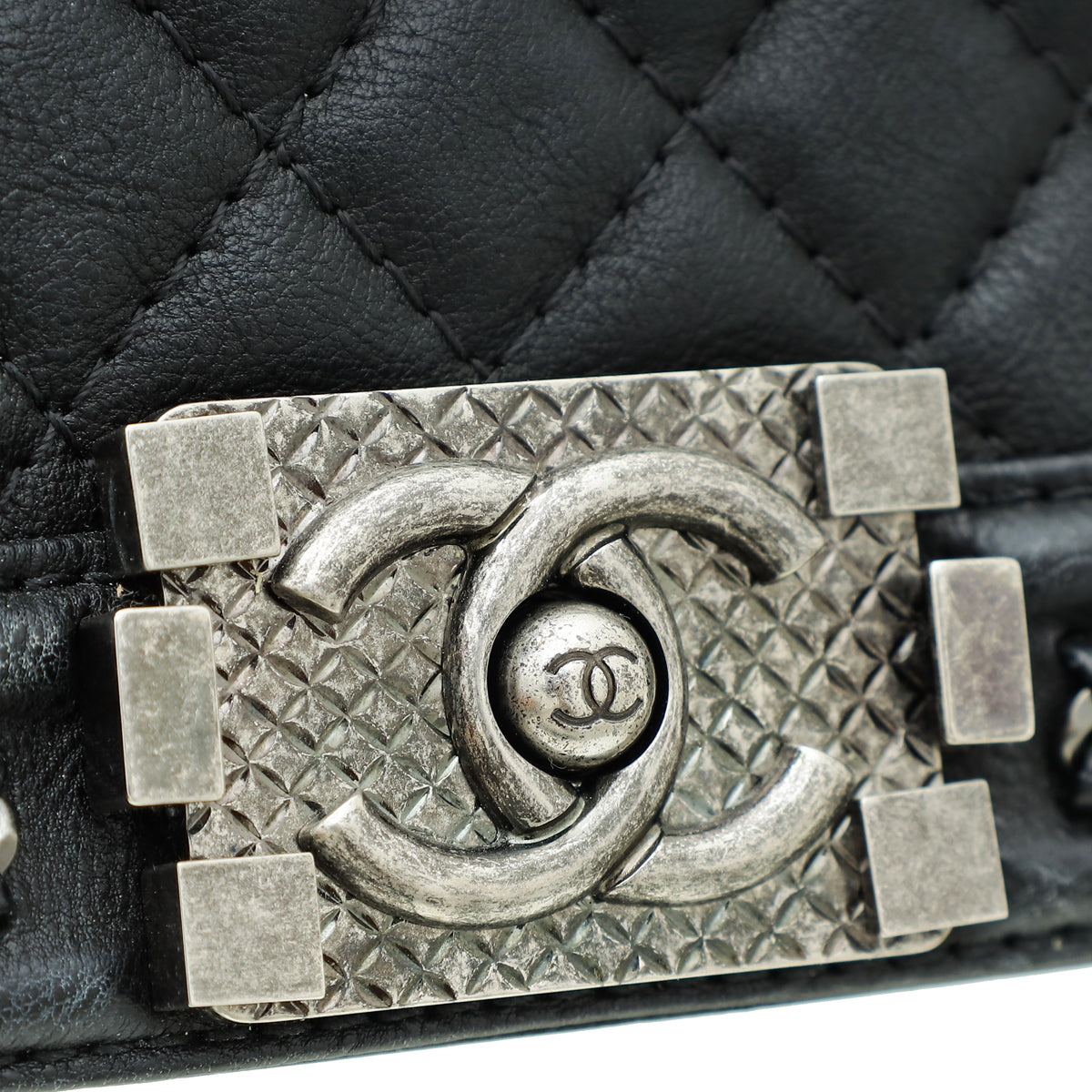 Chanel Black Paris-Salzburg Top Handle Boy New Medium Bag