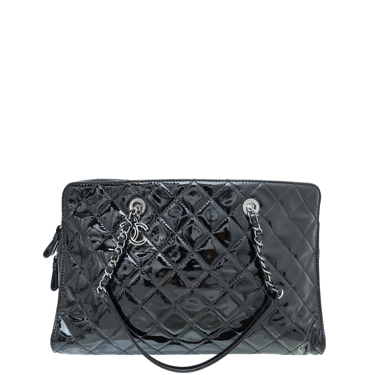 Chanel Black CC Charm Tote Bag-Chanel-THE CLOSET