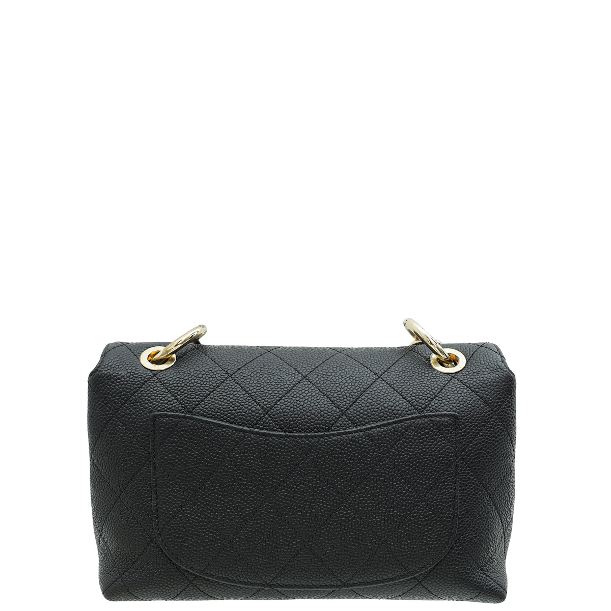 Chanel Black CC Chain Handle Small Flap Bag