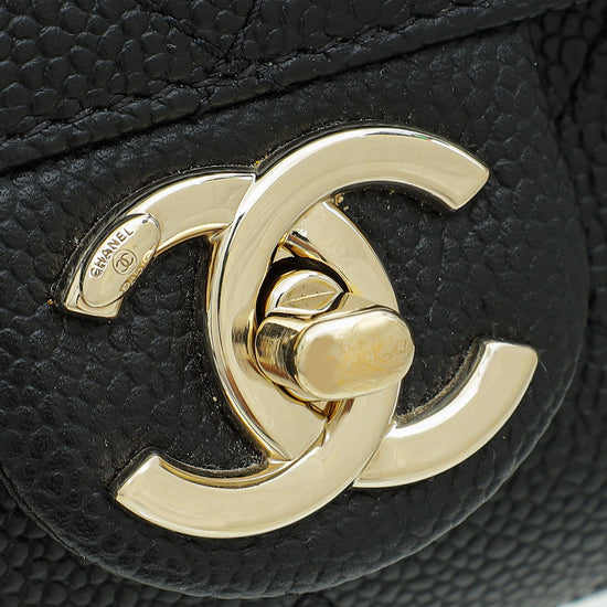 Load image into Gallery viewer, Chanel Black CC Chain Handle Small Flap Bag
