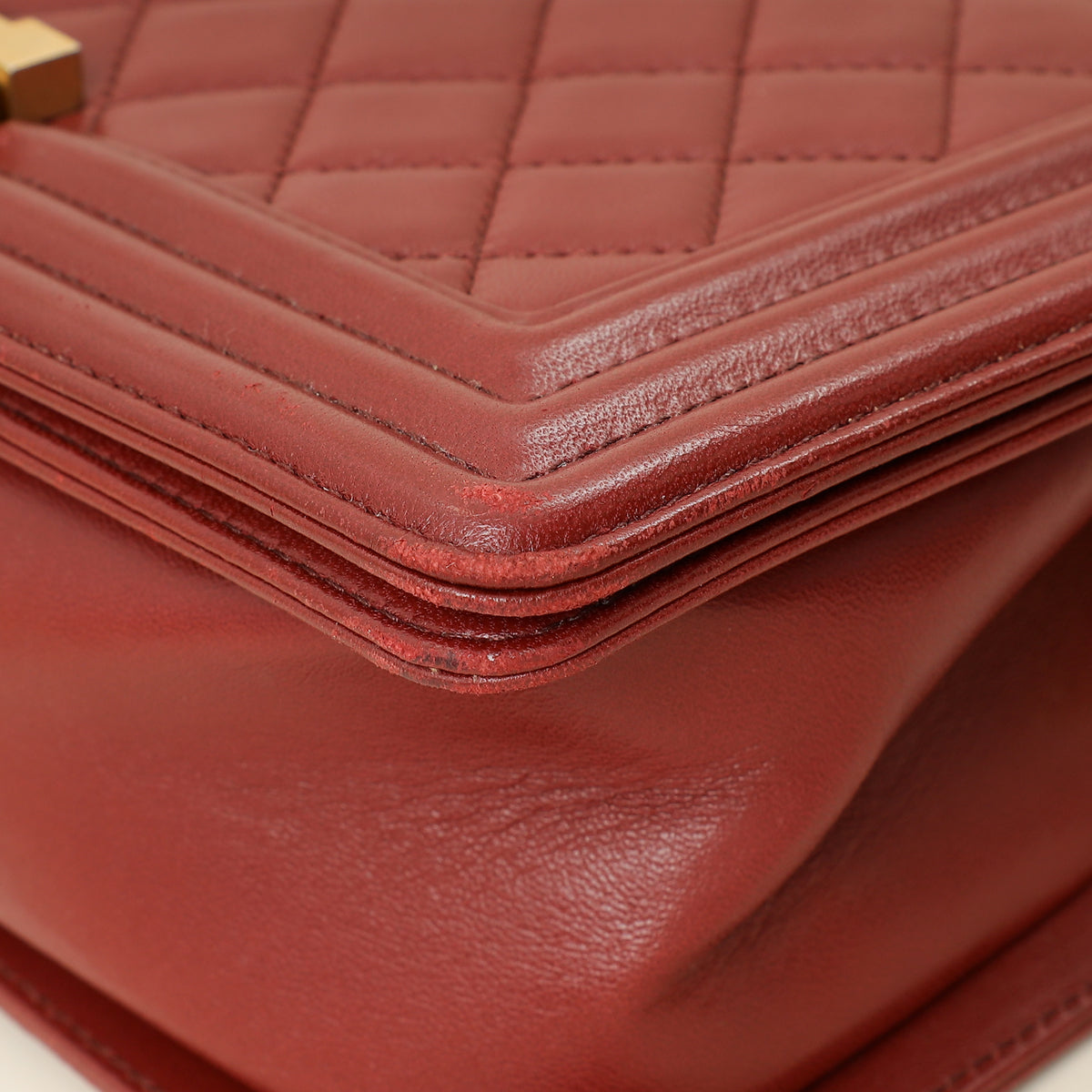 Chanel Burgundy Le Boy Medium Flap Bag-Chanel-THE CLOSET