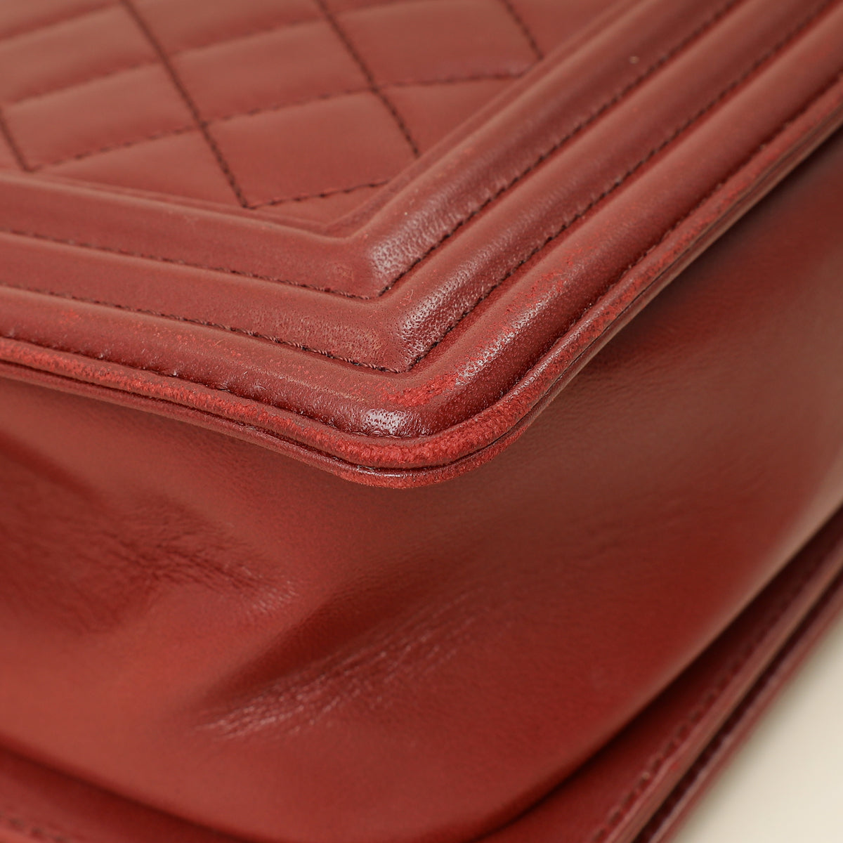 Chanel Burgundy Le Boy Medium Flap Bag-Chanel-THE CLOSET