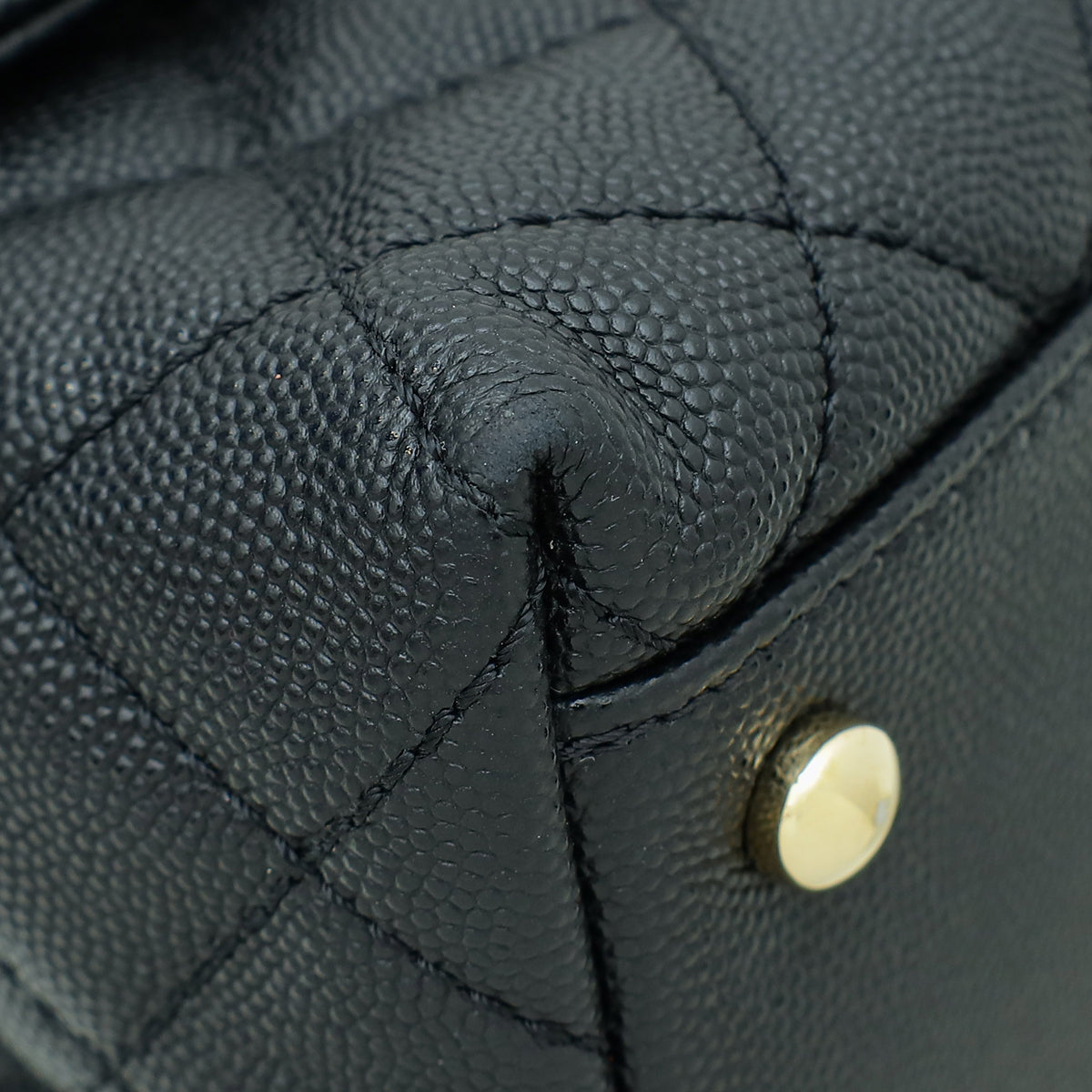 Chanel Black CC Coco Handle Flap Bag W/ Twilly – THE CLOSET
