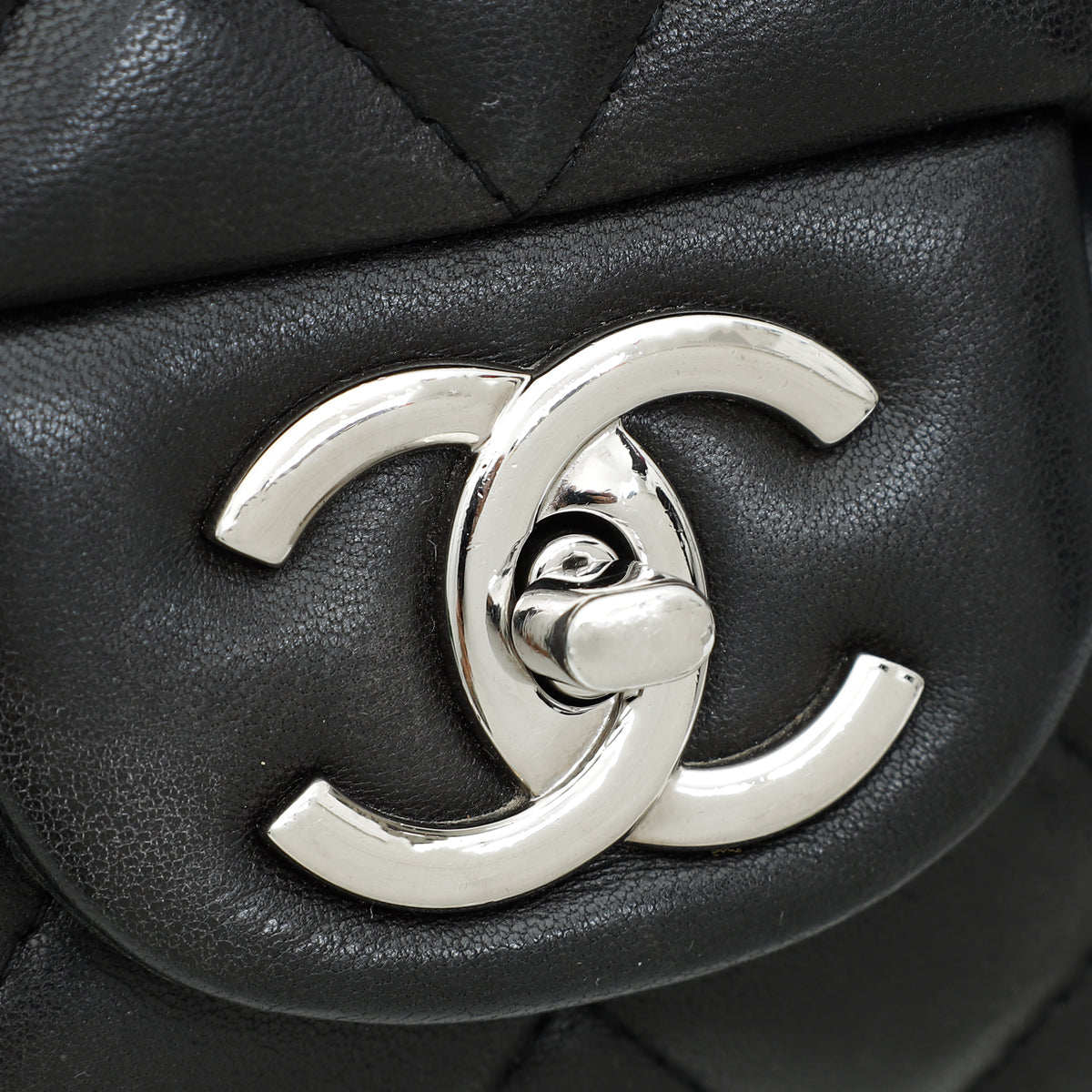 Chanel Black Classic Double Flap Maxi Bag