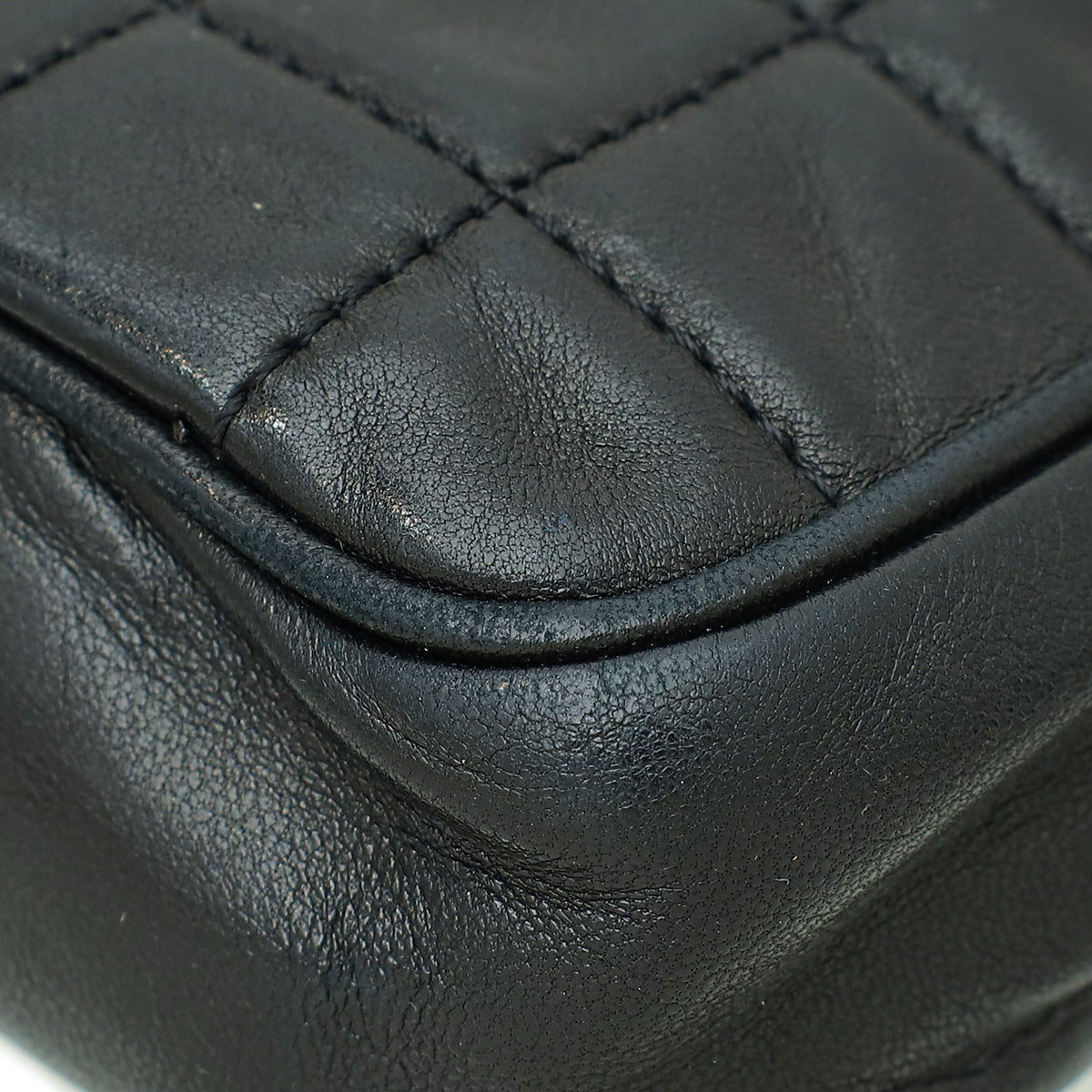 Chanel Black Chocolate Bar Multi-Chain Clutch Bag