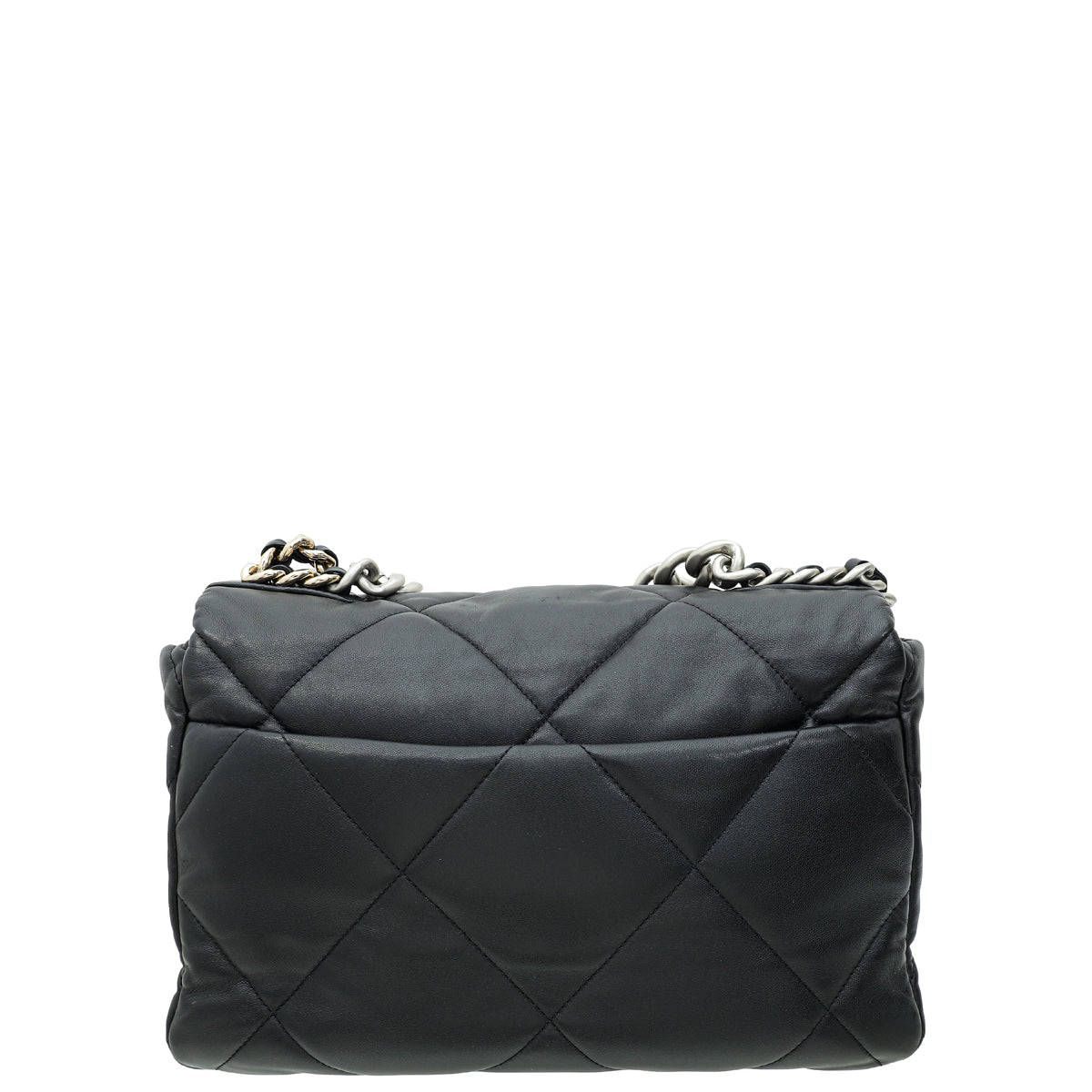 Chanel Black CC 19 Large Flap Bag